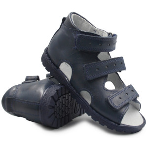 Sandały profilaktyczne z obcasem Thomasa do przedszkola Kornecki OR 03 kobalt/s