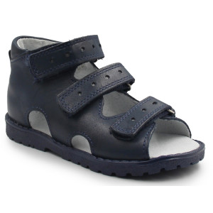 Sandały profilaktyczne z obcasem Thomasa do przedszkola Kornecki OR 03 kobalt/s