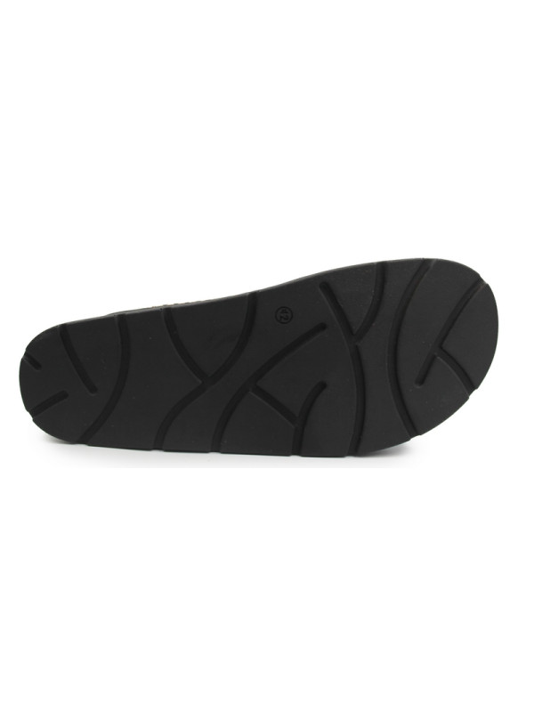 Męskie Klapki Czarne na Lato Scholl BORA ​2 BUCKLES MA​N MED MF0074​81004