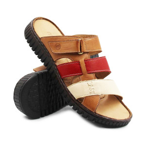 Klapki ze skóry naturalnej...