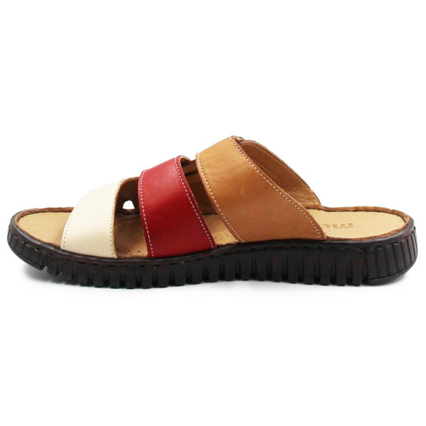 Klapki ze skóry naturalnej dla kobiet na lato do pracy Manitu 900117-21