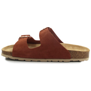 Klapki damskie na lato wakacje do pracy profilowane Grunland cb 2631 sara mattone