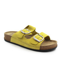 Damskie Klapki Na Lato Dla Zmęczonych Nóg Scholl Bora 2 Buckles Med MF326092328