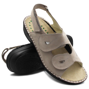 Sandały dla kobiet ze skóry...