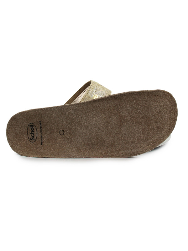 Klapki Dla Kobiet Beżowe Scholl Antonia Elastic Med mf008622329