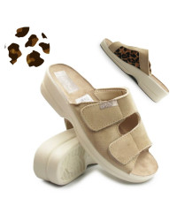 Klapki Damskie z Panterką Adanex 29647