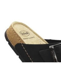 Męskie Klapki Czarne na Lato Scholl BORA ​2 BUCKLES MA​N MED MF0074​81004