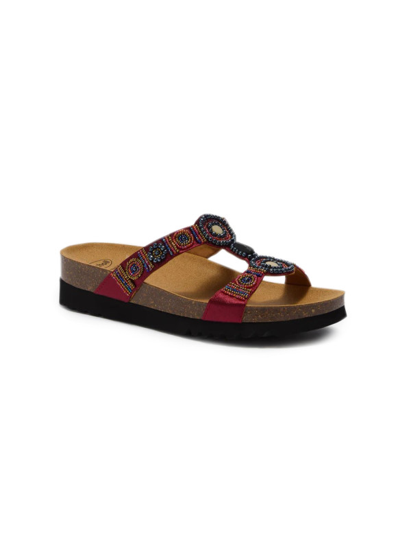 Damskie Klapki na Lato Eleganckie Scholl New Bogota Wedge Med MF266072183