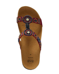 Damskie Klapki na Lato Eleganckie Scholl New Bogota Wedge Med MF266072183