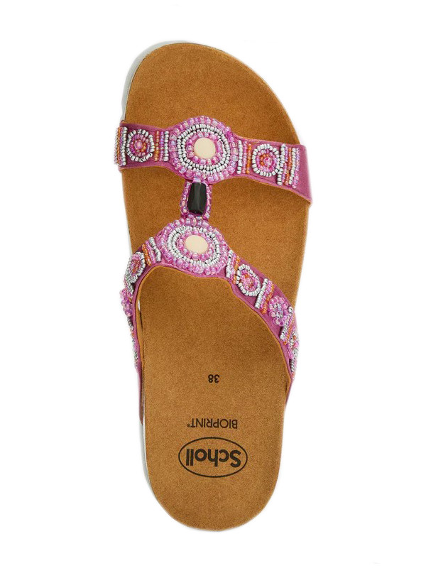 Damskie Klapki na Lato Scholl New Bogota Wedge med MF266071468