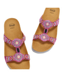 Damskie Klapki na Lato Scholl New Bogota Wedge med MF266071468
