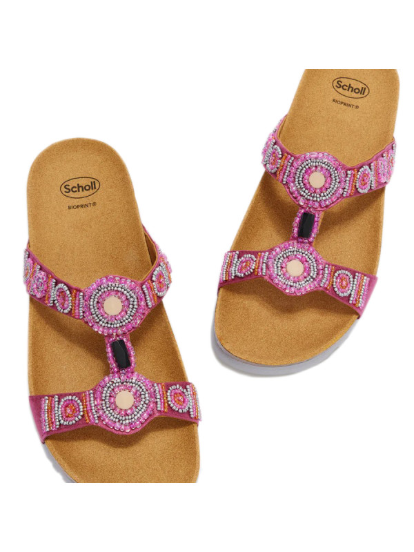 Damskie Klapki na Lato Scholl New Bogota Wedge med MF266071468