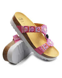 Damskie Klapki na Lato Scholl New Bogota Wedge med MF266071468