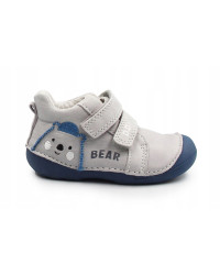 Jesienne Buciki Dla Chłopczyka Szare DD STEP S015-61472B Dove Grey