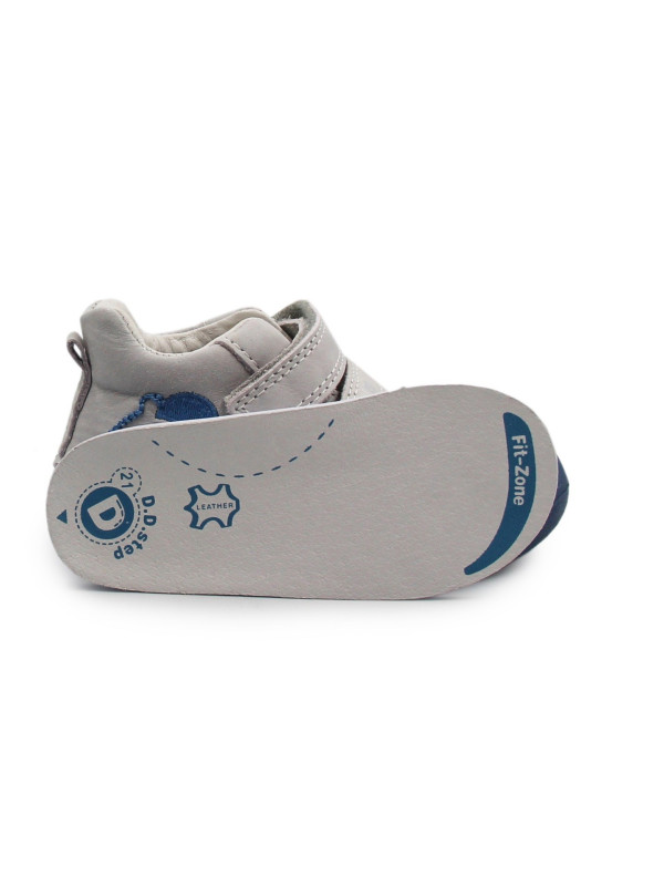Jesienne Buciki Dla Chłopczyka Szare DD STEP S015-61472B Dove Grey