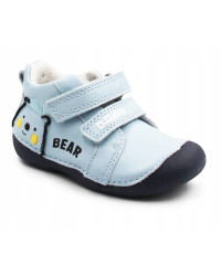 Buty Dla Chłopczyka Na Jesień Niebieskie z Misiem DD STEP S015-61472 Aero Blue