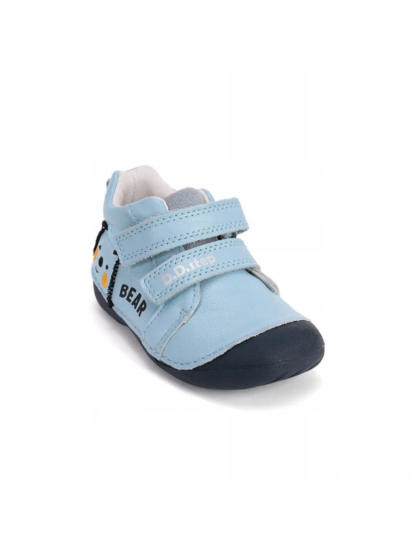 Buty Dla Chłopczyka Na Jesień Niebieskie z Misiem DD STEP S015-61472 Aero Blue