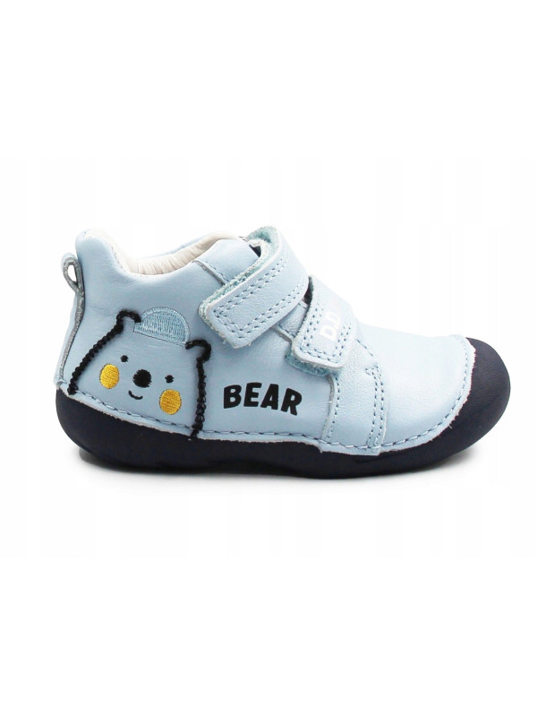 Buty Dla Chłopczyka Na Jesień Niebieskie z Misiem DD STEP S015-61472 Aero Blue
