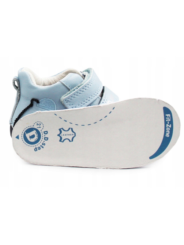 Buty Dla Chłopczyka Na Jesień Niebieskie z Misiem DD STEP S015-61472 Aero Blue