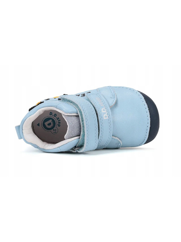 Buty Dla Chłopczyka Na Jesień Niebieskie z Misiem DD STEP S015-61472 Aero Blue