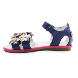 Sandały Dla Dziewczynek z Kwiatuszkami Bartek t-16168/1dj  II gatunek