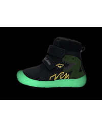 Buty Na Zimę Dla Chłopca Ocieplane Dinozaur Barefoot DD STEP W073-52943 Royal Blue