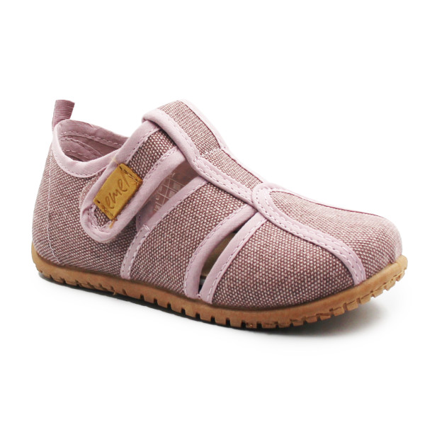 Różowe Kapcie Dla Dziewczynki Do Szkoły i Przedszkola Na Rzep Emel 101-7