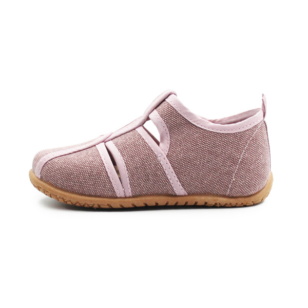 Różowe Kapcie Dla Dziewczynki Do Szkoły i Przedszkola Na Rzep Emel 101-7