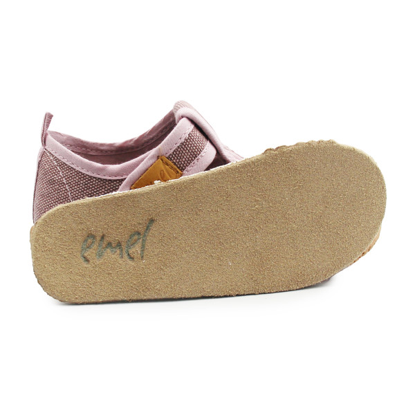 Różowe Kapcie Dla Dziewczynki Do Szkoły i Przedszkola Na Rzep Emel 101-7