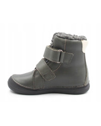 Chłopięce Buty Na Zimę z Dinozaurem D.D.STEP W078-52785M Dark Grey