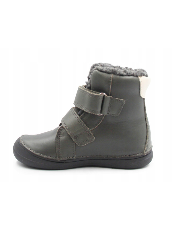 Chłopięce Buty Na Zimę z Dinozaurem D.D.STEP W078-52785M Dark Grey