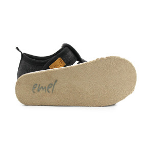 Buty Na Zmianę Do Szkoły i Przedszkola Dziecięce Czarne Emel 101-4