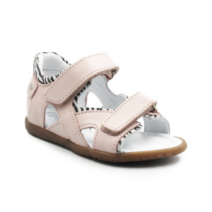 Dziewczęce Sandały Różowe Panterka z Zabudowaną Piętą Emel es2086-46