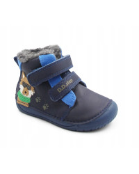 Chłopięce Buty Zimowe Lisek Barefoot D.D.STEP W070-52893B Royal Blue