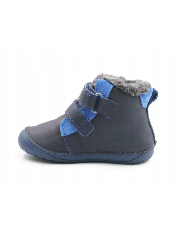 Chłopięce Buty Zimowe Lisek Barefoot D.D.STEP W070-52893B Royal Blue