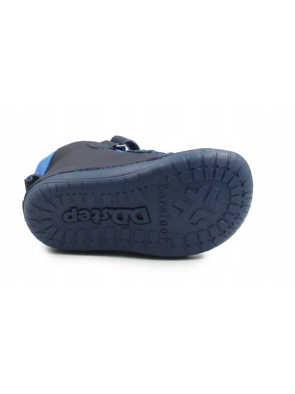 Chłopięce Buty Zimowe Lisek Barefoot D.D.STEP W070-52893B Royal Blue