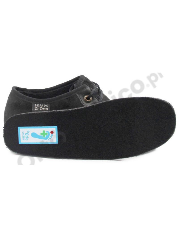 Dr Orto 871M004 - szerokie półbuty komfortowe | buty dla seniorów