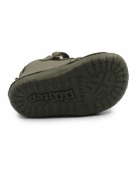 Chłopięce Buty Zimowe z Liskiem Barefoot D.D.STEP W070-52301BV Khaki