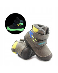 Zimowe Buty Dla Chłopczyka Świecące w Ciemności D.D.STEP W082-52462 Dark Grey