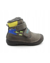 Zimowe Buty Dla Chłopczyka Świecące w Ciemności D.D.STEP W082-52462 Dark Grey