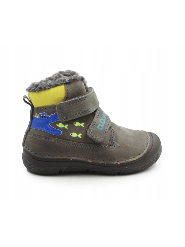 Zimowe Buty Dla Chłopczyka Świecące w Ciemności D.D.STEP W082-52462 Dark Grey
