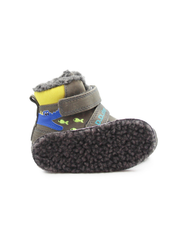 Zimowe Buty Dla Chłopczyka Świecące w Ciemności D.D.STEP W082-52462 Dark Grey