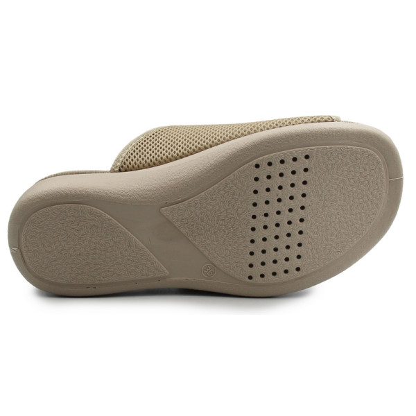 Kapcie damskie z wyjmowaną wkładką na szerokie stopy Dr Orto 078D004