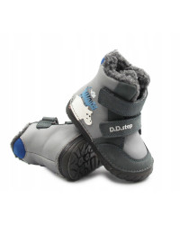 Zimowe Buty Dziecięce Dla Chłopczyka Ocieplane D.D.STEP W029-52287B Dark Grey