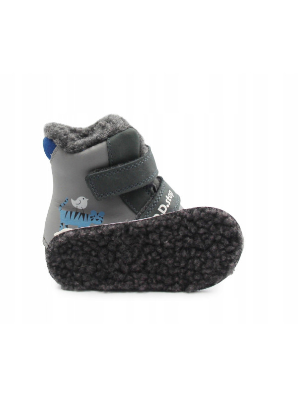 Zimowe Buty Dziecięce Dla Chłopczyka Ocieplane D.D.STEP W029-52287B Dark Grey