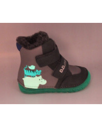Zimowe Buty Dziecięce Dla Chłopczyka Ocieplane D.D.STEP W029-52287B Dark Grey