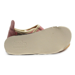 Różowe Kapcie Dla Dziewczynki Na Rzep Do Szkoły i Przedszkola Ameko Brownrose