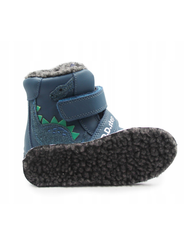Buty Ocieplane Na Zimę Dla Chłopca Dinozaur DD STEP Calyspo Sky W078-52785BM