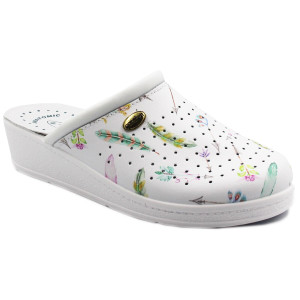 Klapki na koturnie dla kobet do pracy SANITAL-FLEX 707 16