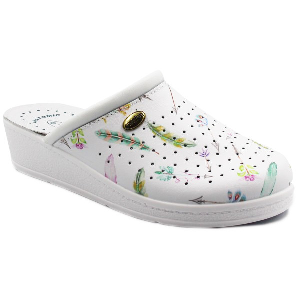 Klapki na koturnie dla kobet do pracy SANITAL-FLEX 707 16